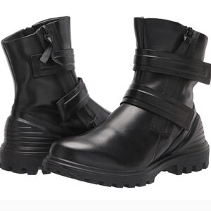 Ecco‎ | Women’s Tredtray Moto Leather Booties Black Size 36 US Size 7